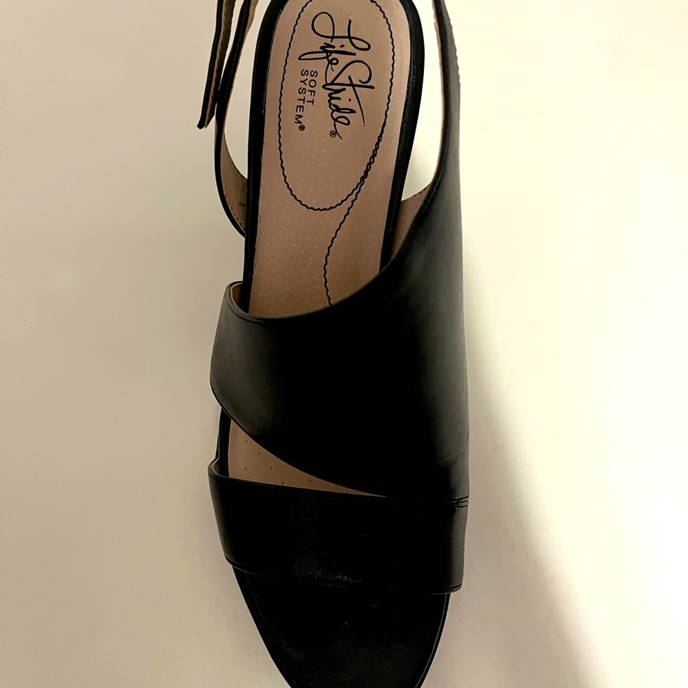 Woman Black Heels